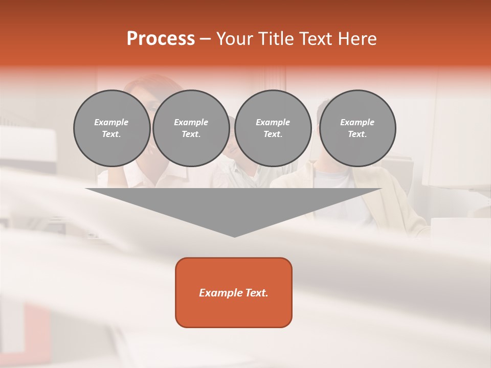 Working Reading Stockphotograph PowerPoint Template
