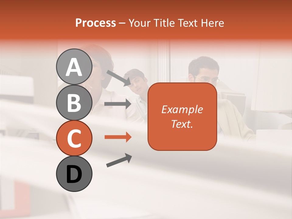 Working Reading Stockphotograph PowerPoint Template