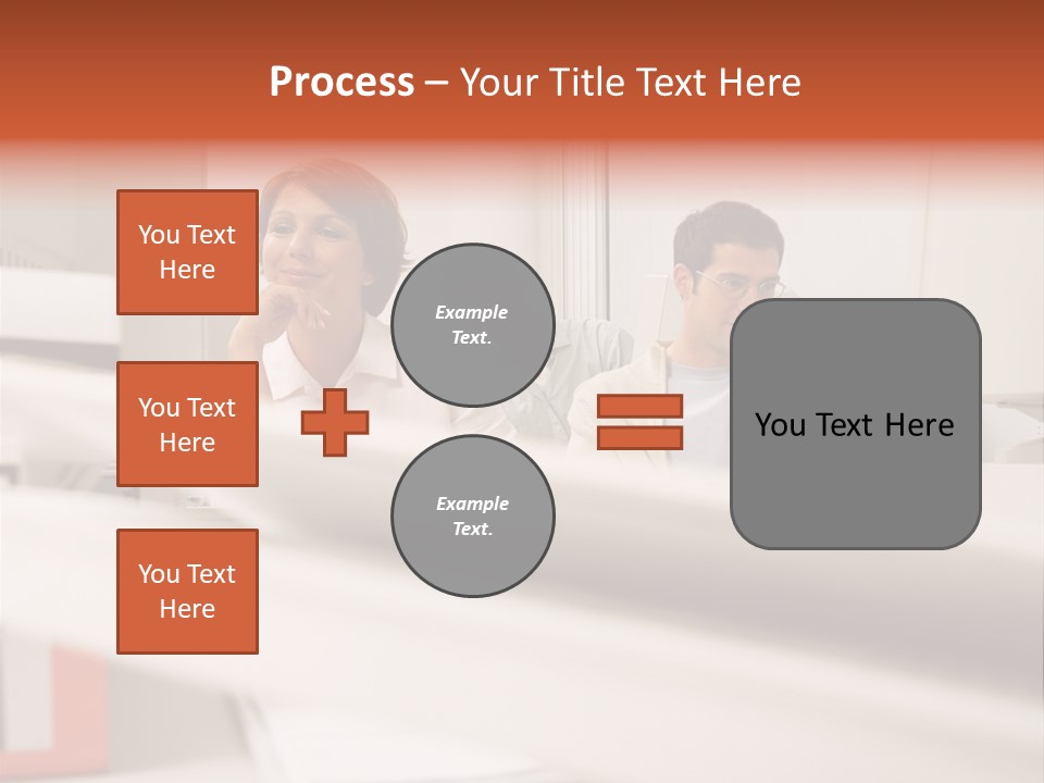 Working Reading Stockphotograph PowerPoint Template