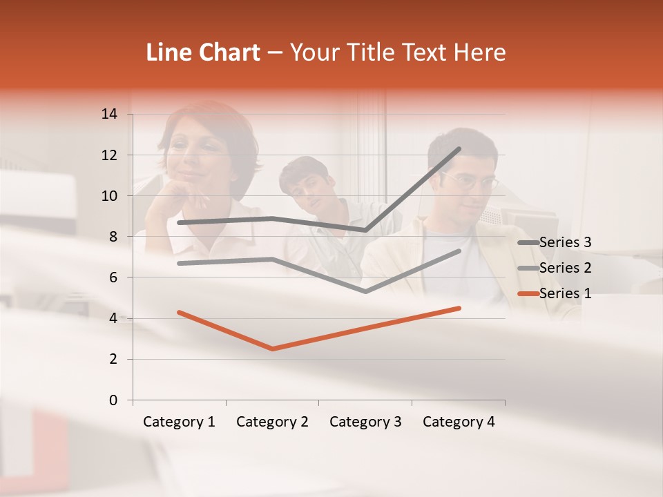 Working Reading Stockphotograph PowerPoint Template