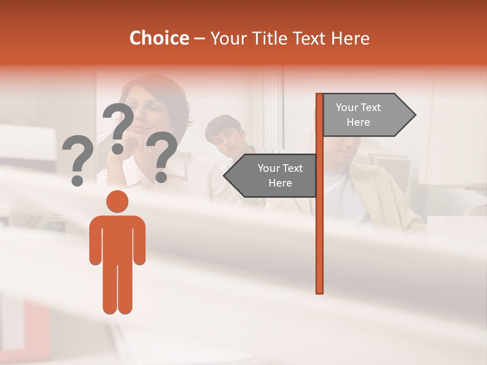 Working Reading Stockphotograph PowerPoint Template