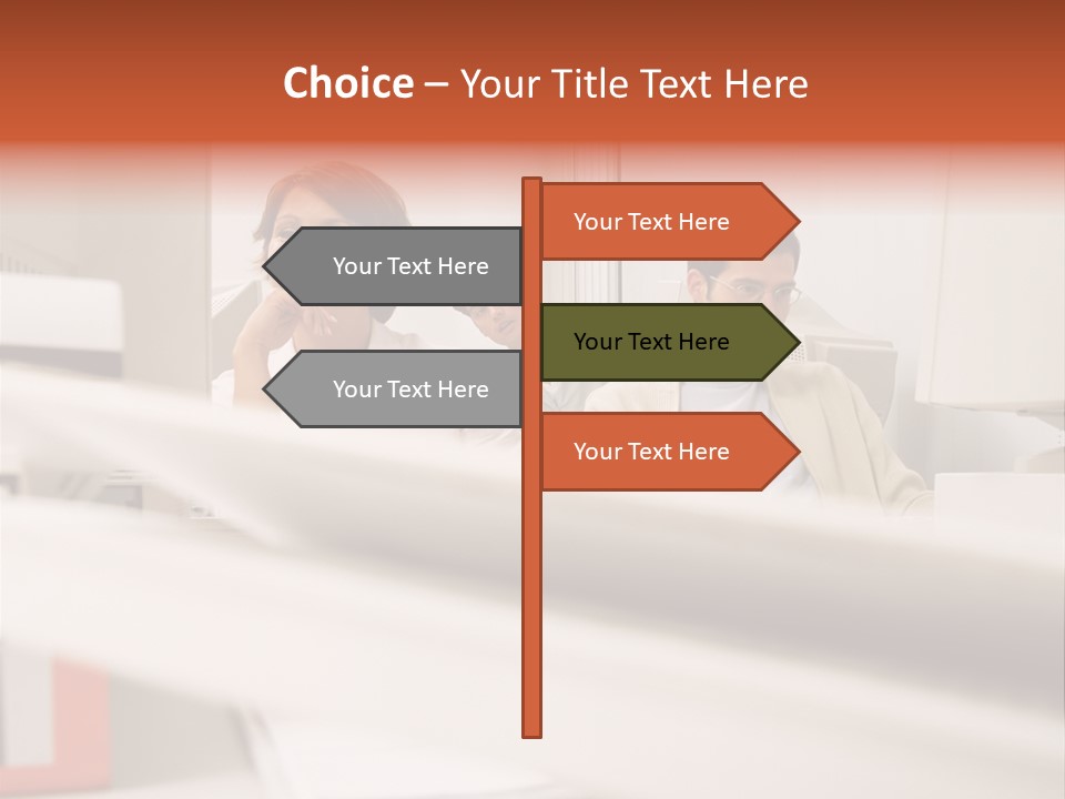 Working Reading Stockphotograph PowerPoint Template