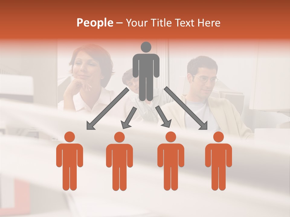 Working Reading Stockphotograph PowerPoint Template