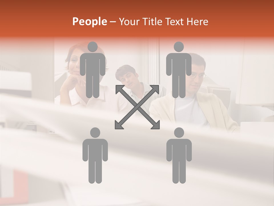 Working Reading Stockphotograph PowerPoint Template