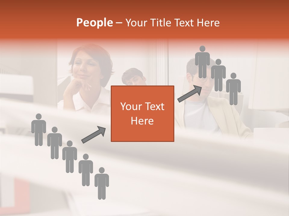 Working Reading Stockphotograph PowerPoint Template