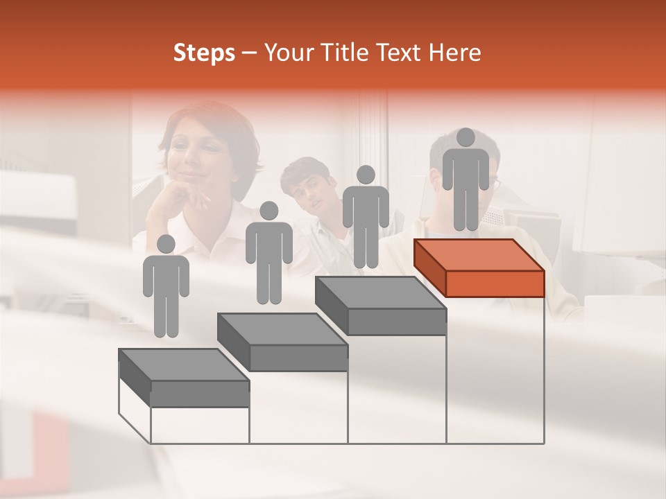 Working Reading Stockphotograph PowerPoint Template