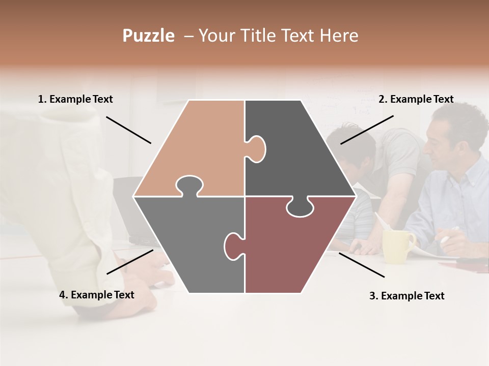 Computer Ages Print PowerPoint Template