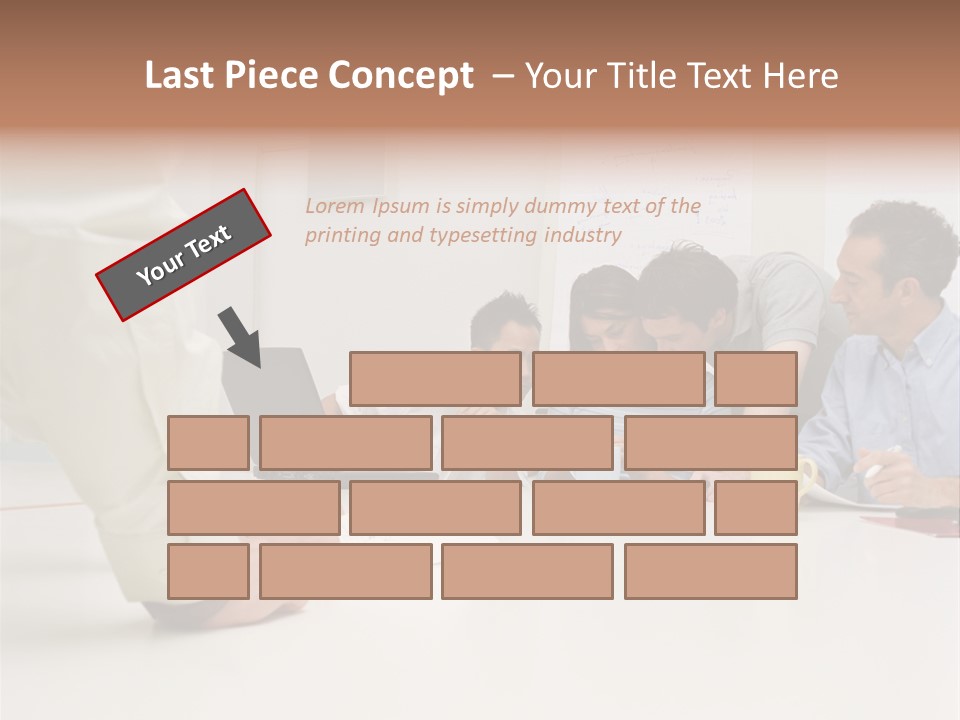 Computer Ages Print PowerPoint Template
