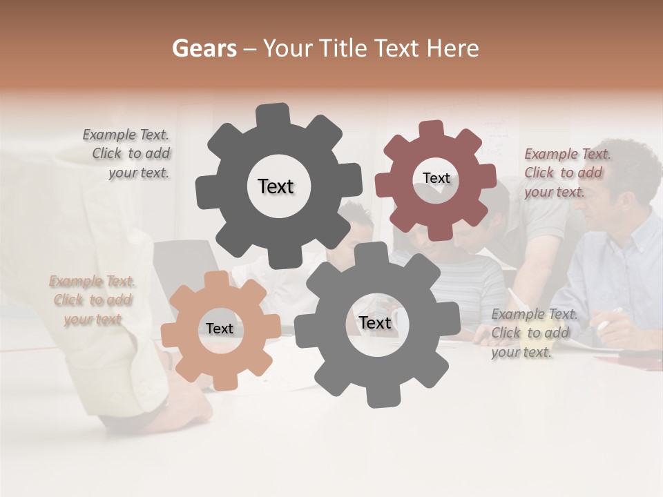 Computer Ages Print PowerPoint Template