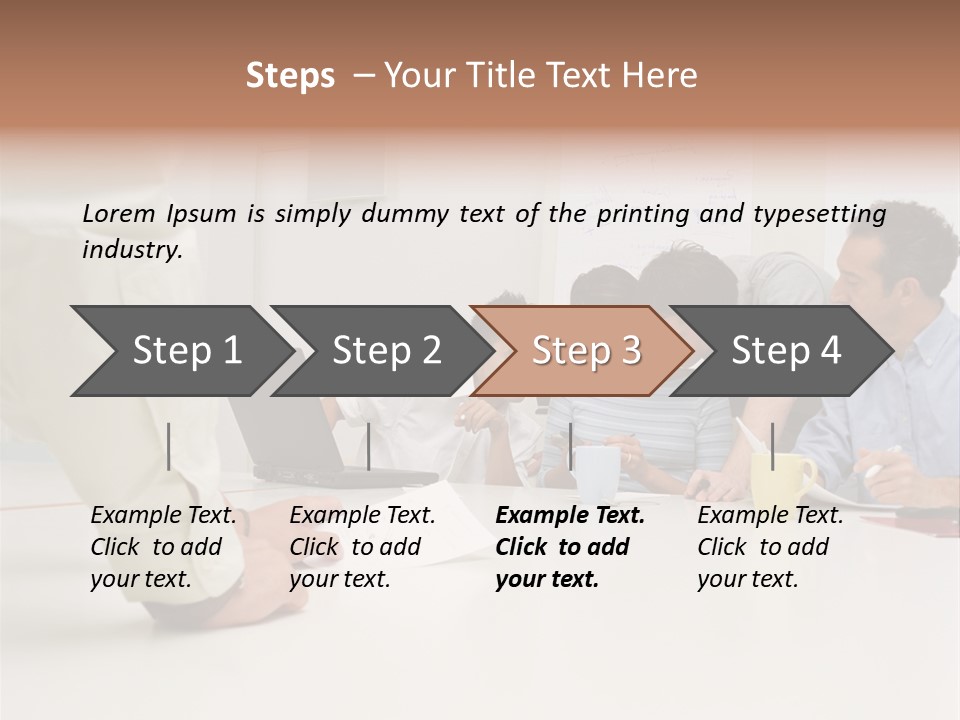 Computer Ages Print PowerPoint Template