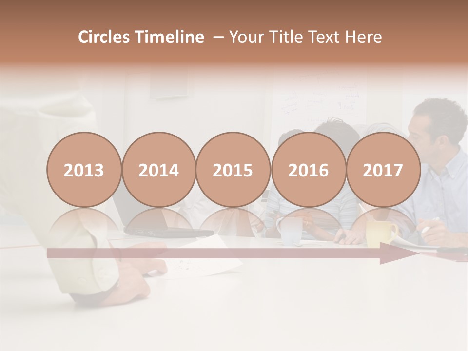 Computer Ages Print PowerPoint Template