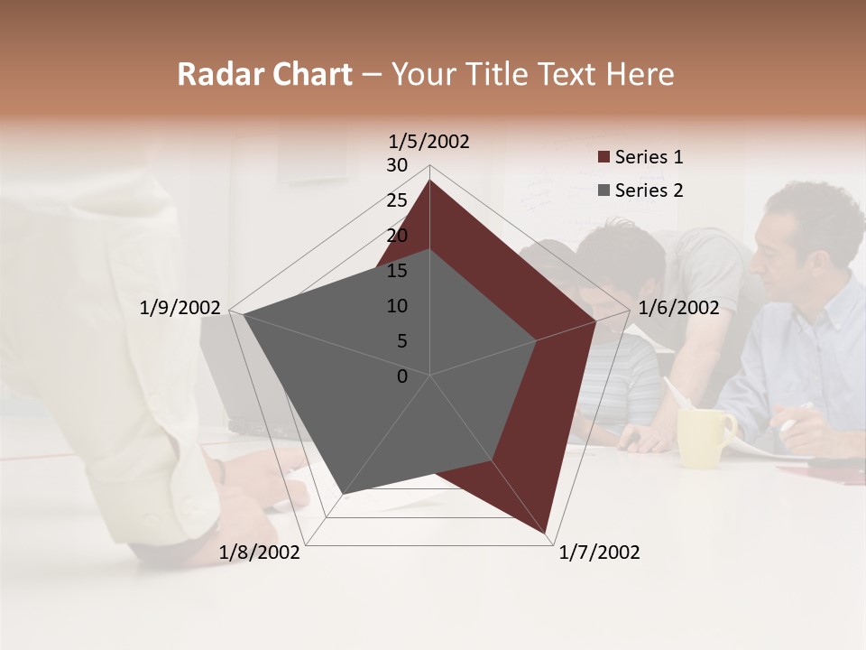 Computer Ages Print PowerPoint Template