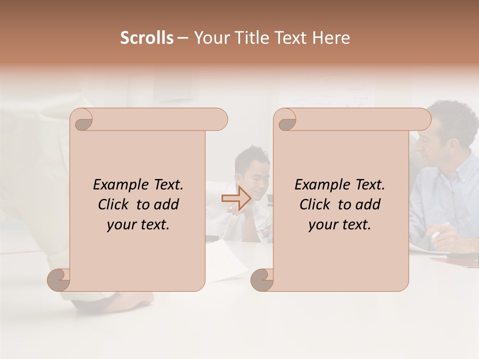 Computer Ages Print PowerPoint Template