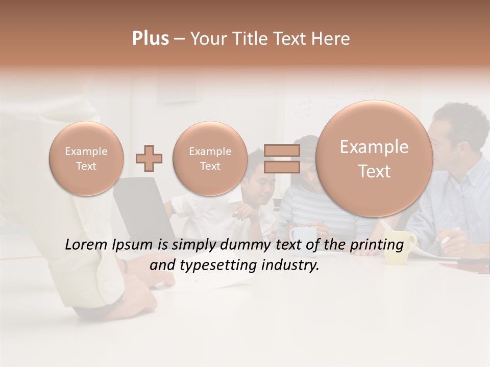 Computer Ages Print PowerPoint Template
