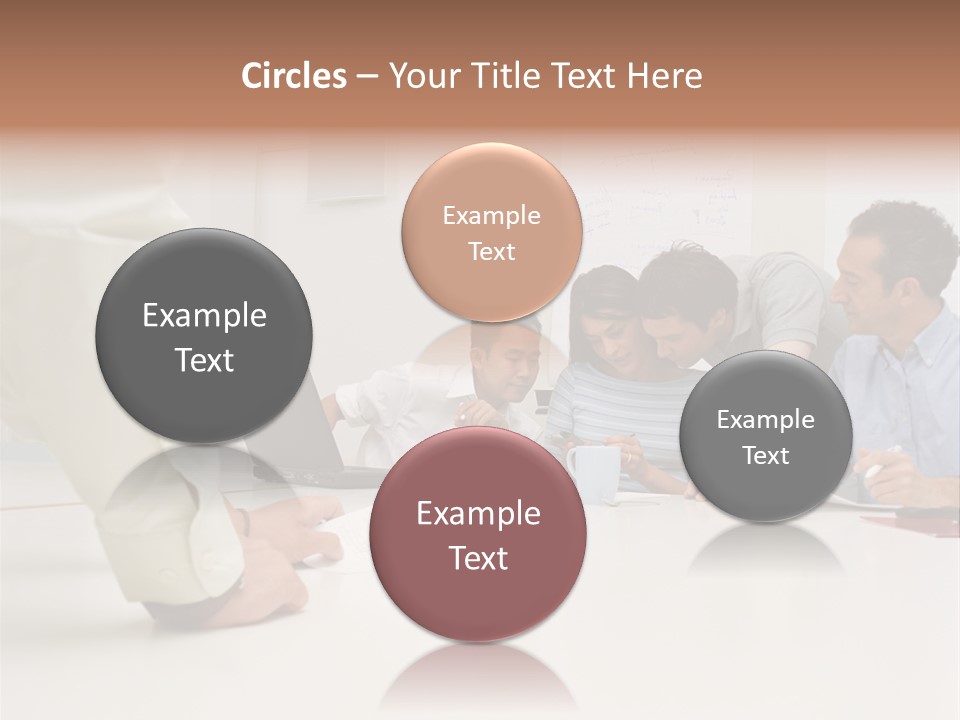 Computer Ages Print PowerPoint Template
