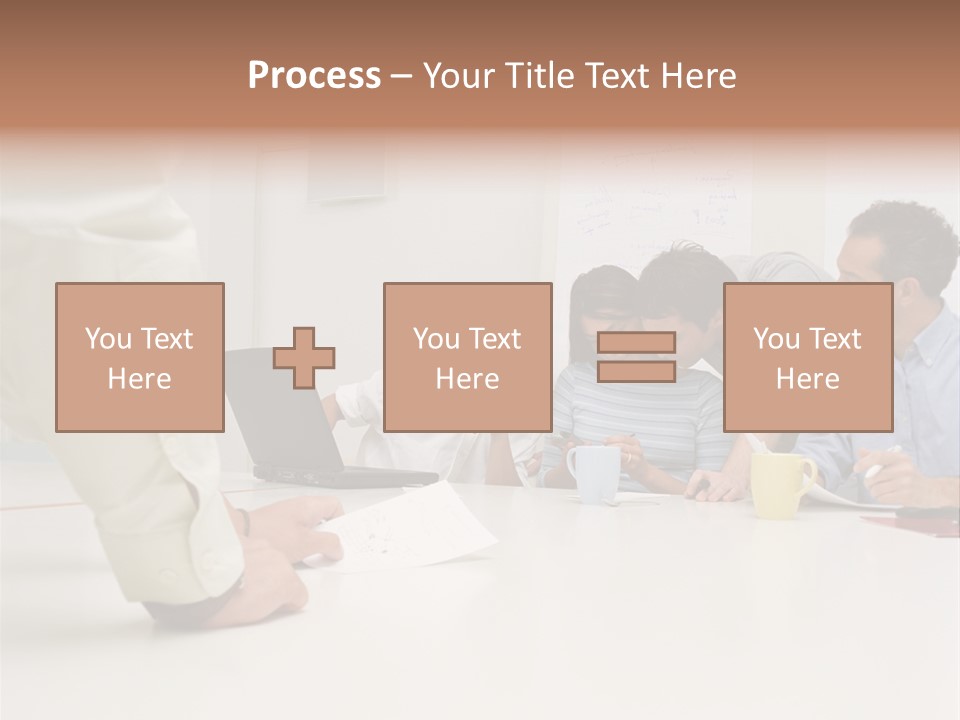 Computer Ages Print PowerPoint Template