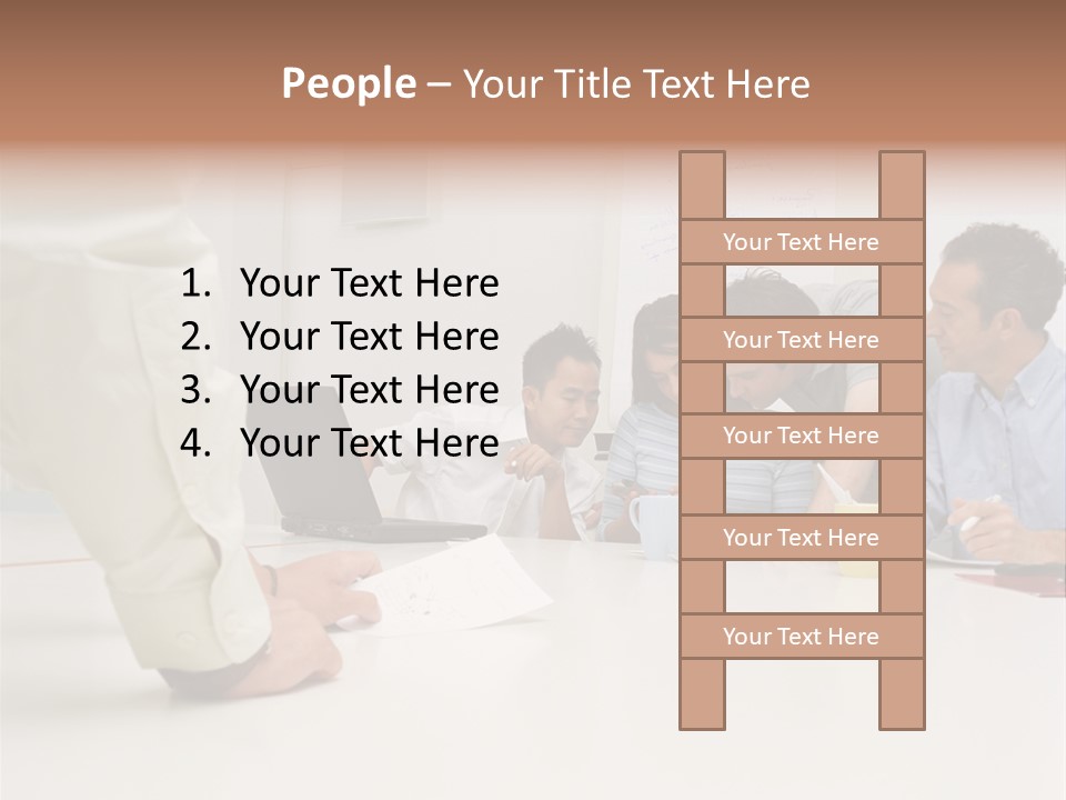 Computer Ages Print PowerPoint Template
