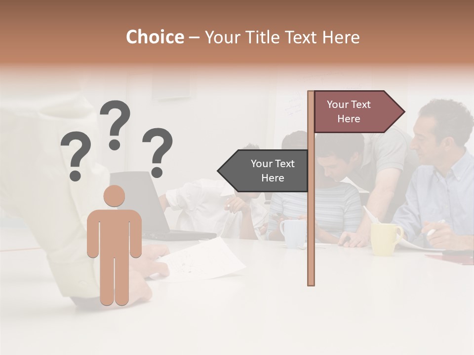 Computer Ages Print PowerPoint Template