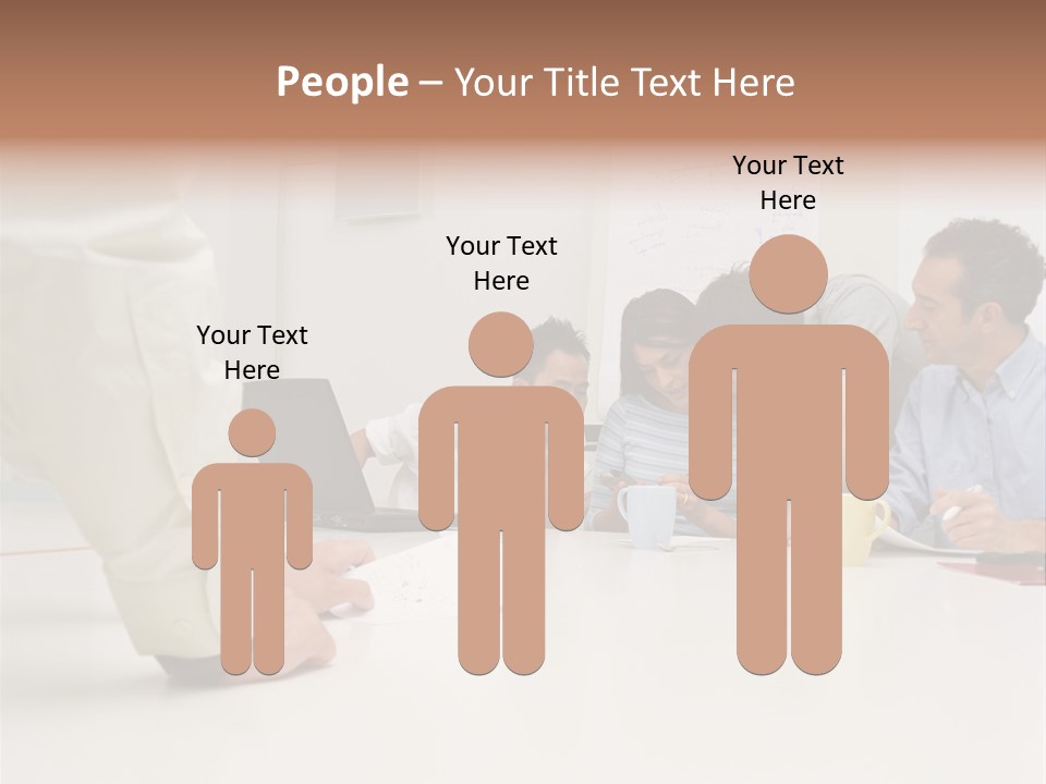 Computer Ages Print PowerPoint Template