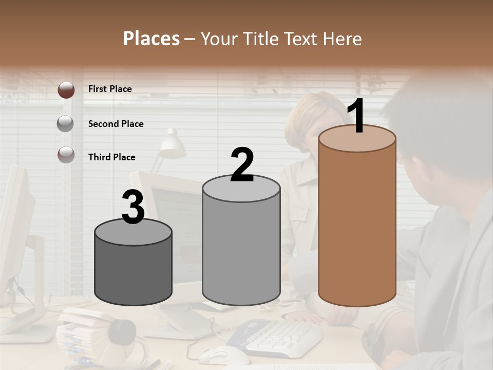 Mid Eyeglasses Fineartprints PowerPoint Template