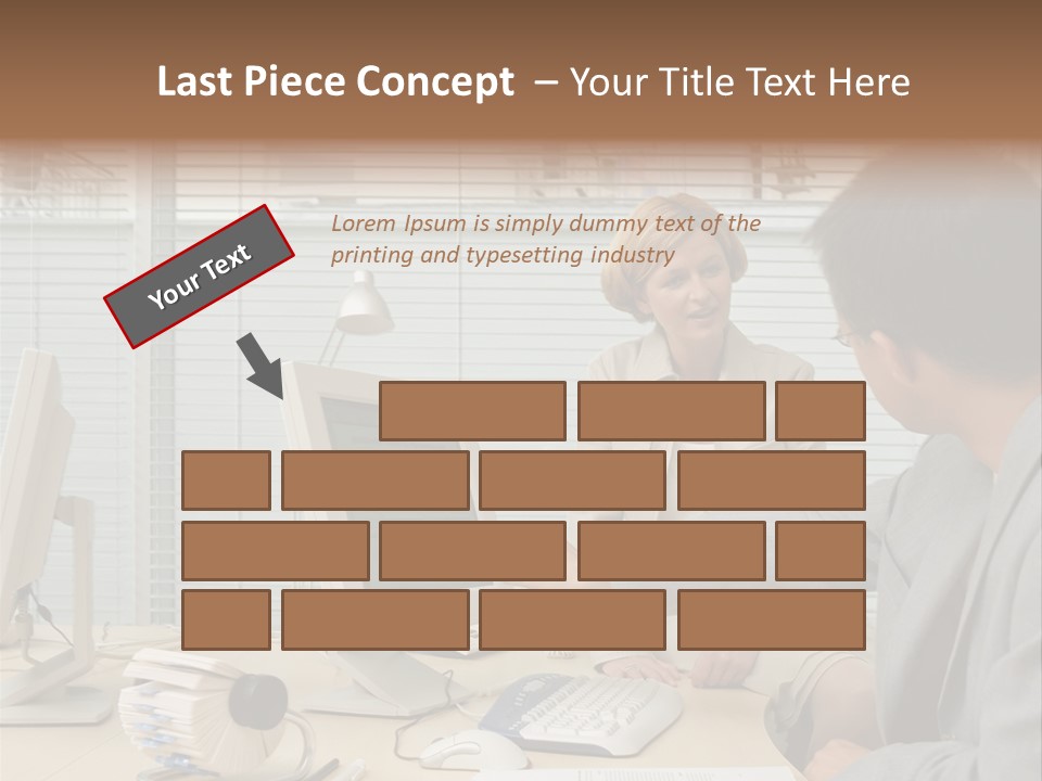 Mid Eyeglasses Fineartprints PowerPoint Template