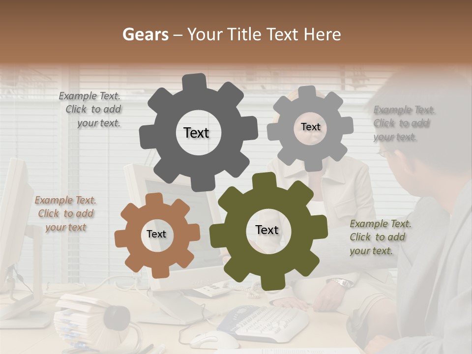 Mid Eyeglasses Fineartprints PowerPoint Template