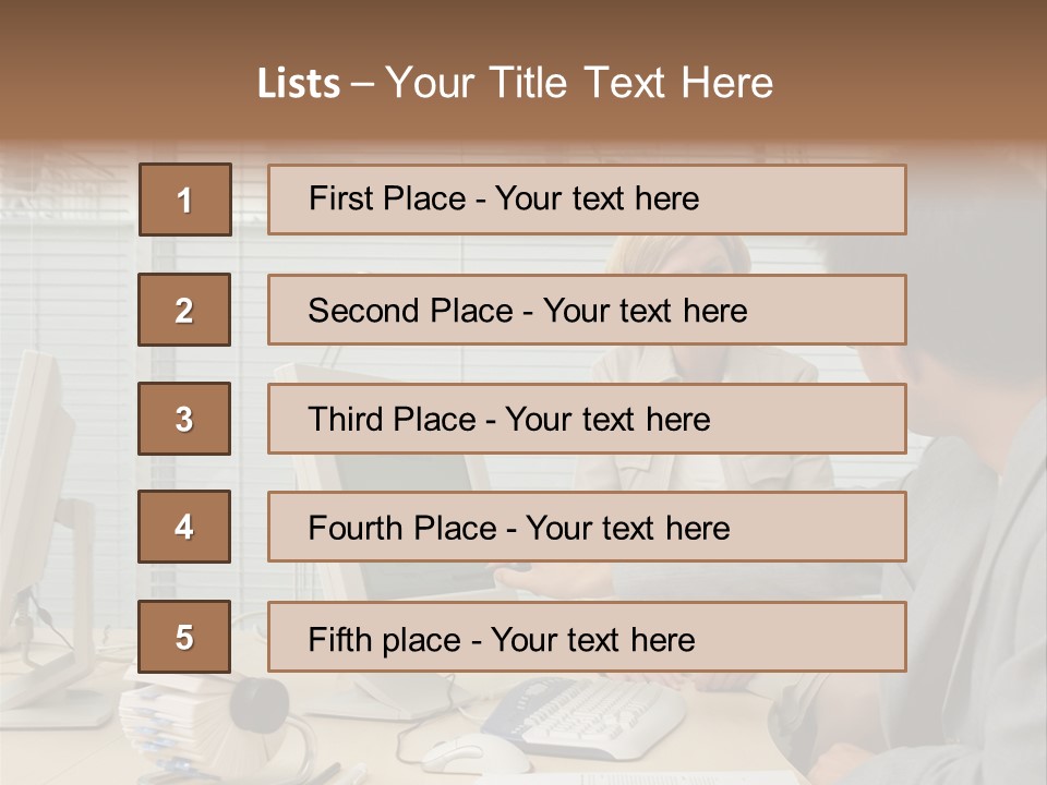 Mid Eyeglasses Fineartprints PowerPoint Template