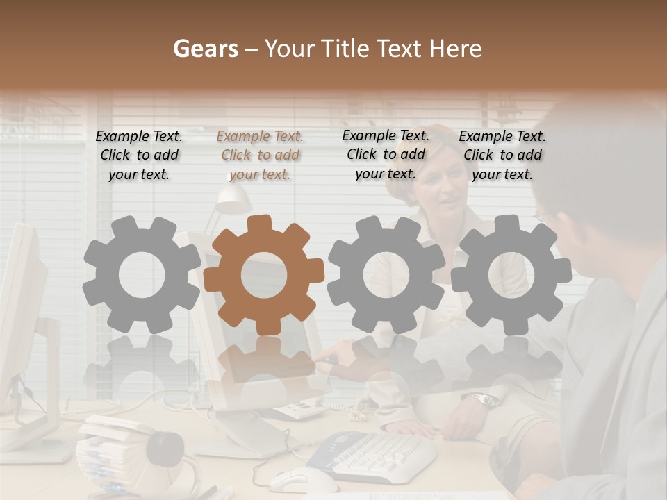 Mid Eyeglasses Fineartprints PowerPoint Template