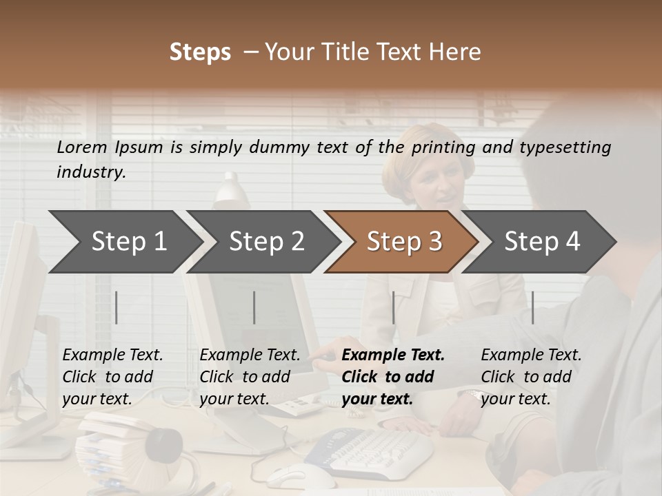 Mid Eyeglasses Fineartprints PowerPoint Template