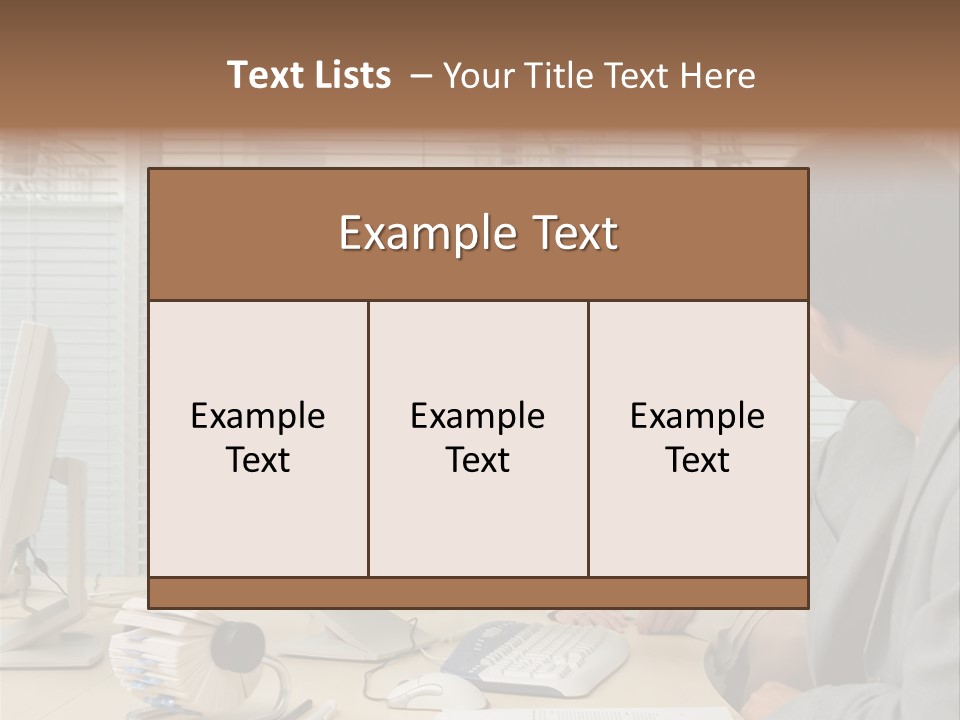 Mid Eyeglasses Fineartprints PowerPoint Template