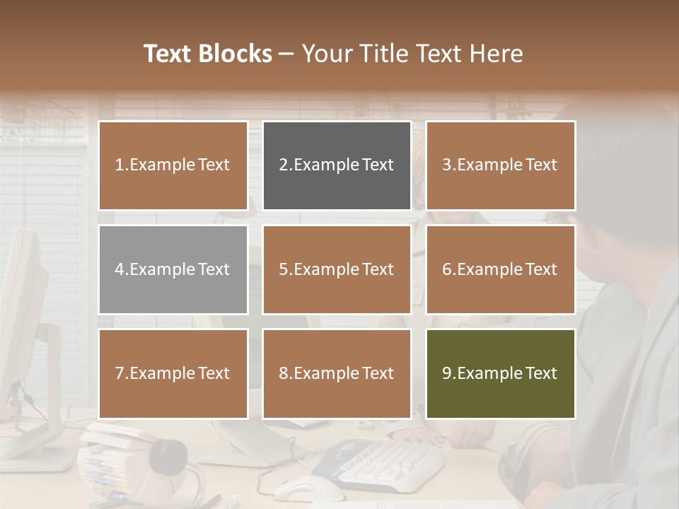 Mid Eyeglasses Fineartprints PowerPoint Template