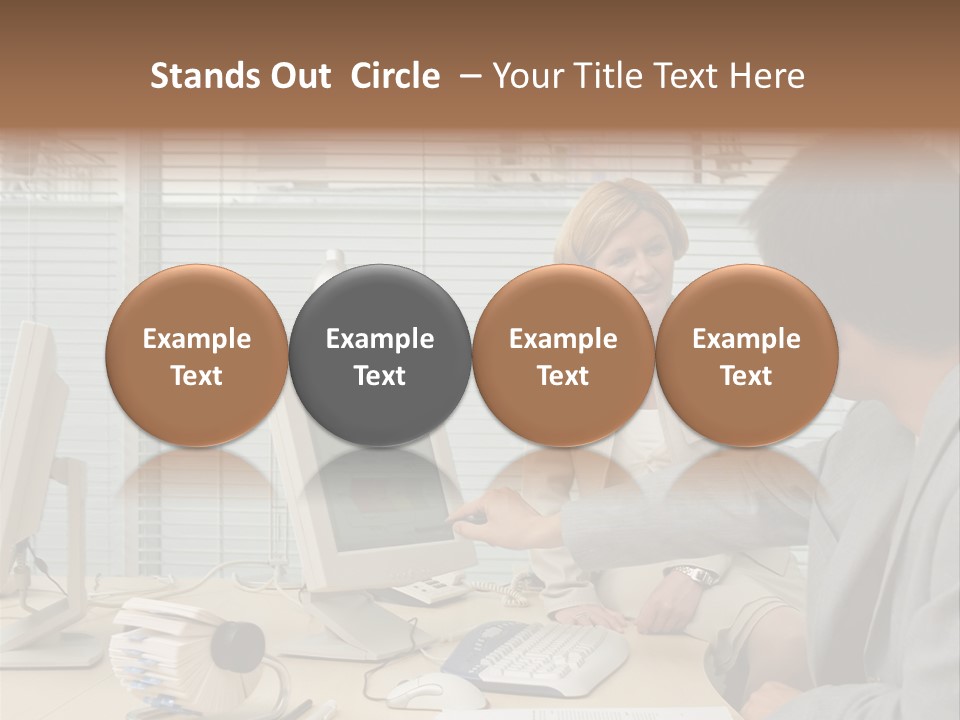 Mid Eyeglasses Fineartprints PowerPoint Template