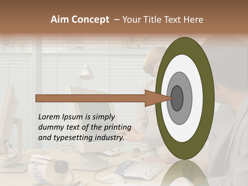 Mid Eyeglasses Fineartprints PowerPoint Template