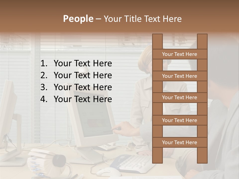 Mid Eyeglasses Fineartprints PowerPoint Template