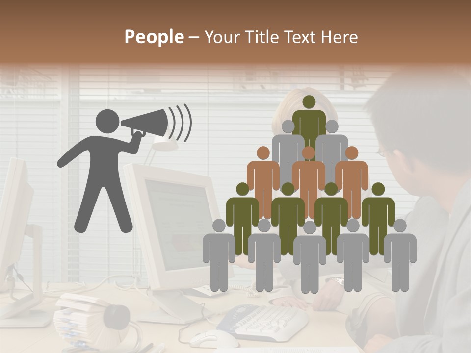 Mid Eyeglasses Fineartprints PowerPoint Template