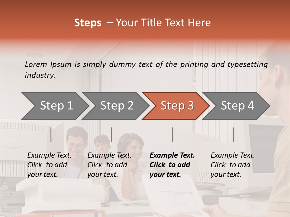 Sitting Occupation Document PowerPoint Template