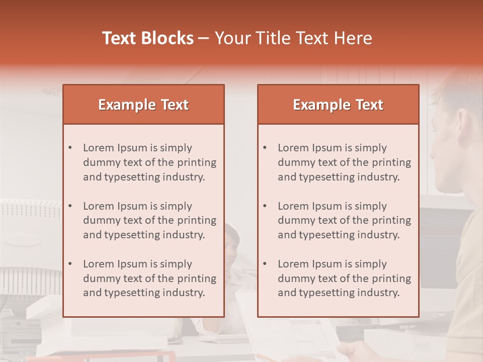 Sitting Occupation Document PowerPoint Template