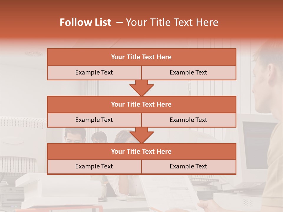 Sitting Occupation Document PowerPoint Template