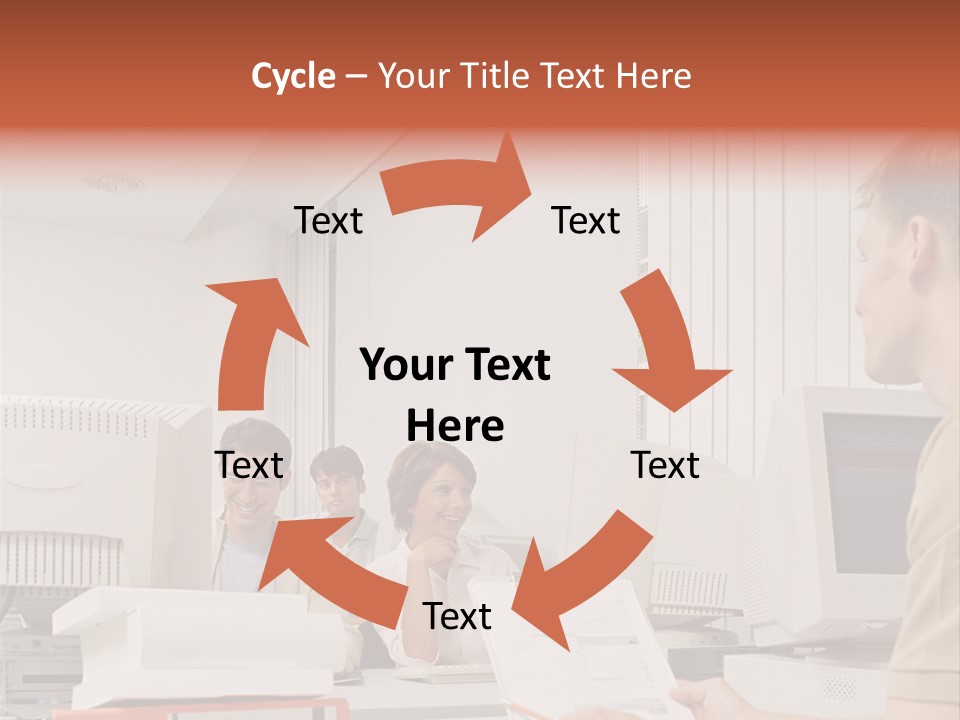 Sitting Occupation Document PowerPoint Template