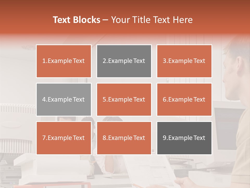Sitting Occupation Document PowerPoint Template