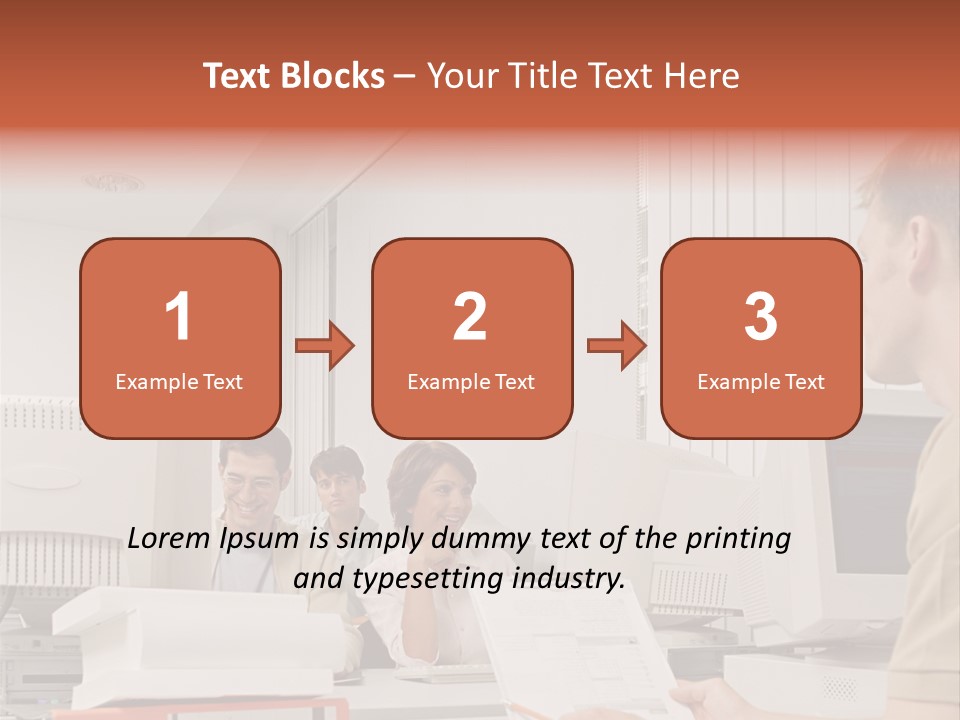 Sitting Occupation Document PowerPoint Template