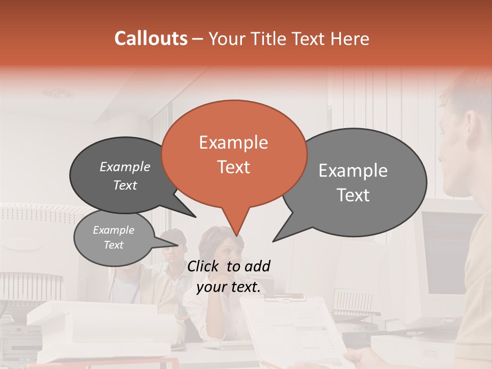 Sitting Occupation Document PowerPoint Template