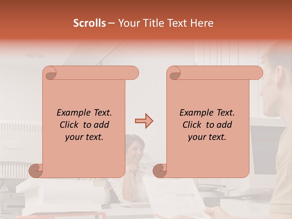 Sitting Occupation Document PowerPoint Template