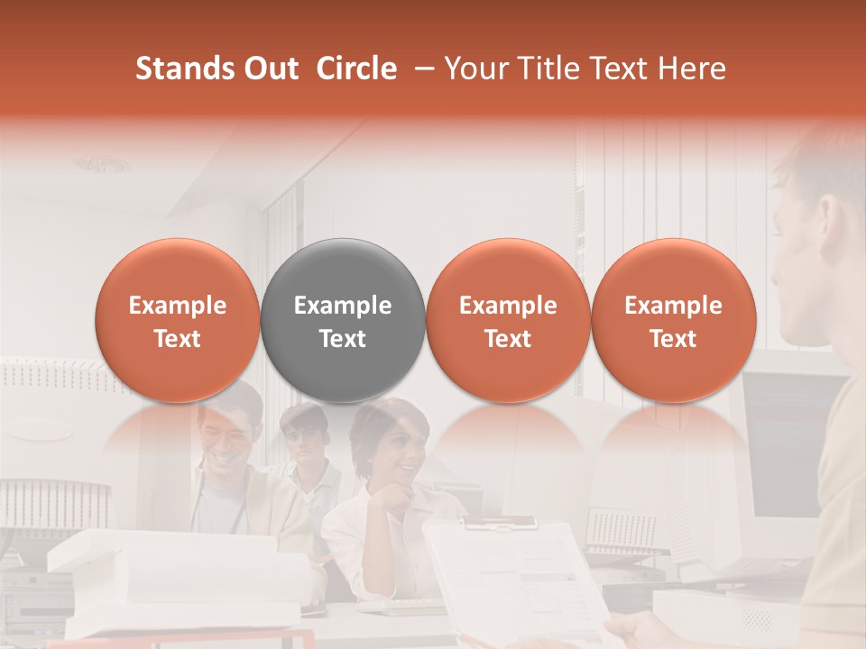 Sitting Occupation Document PowerPoint Template