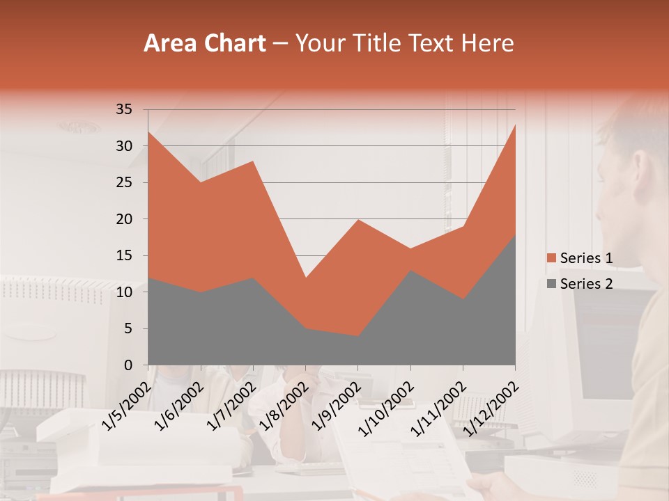 Sitting Occupation Document PowerPoint Template