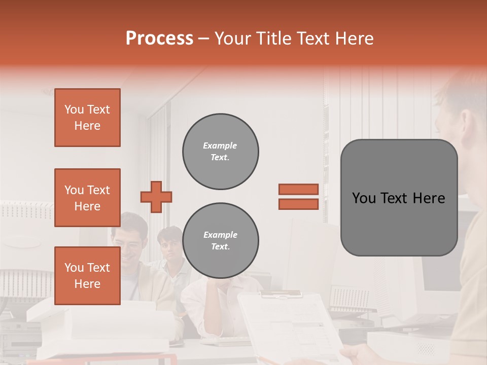 Sitting Occupation Document PowerPoint Template