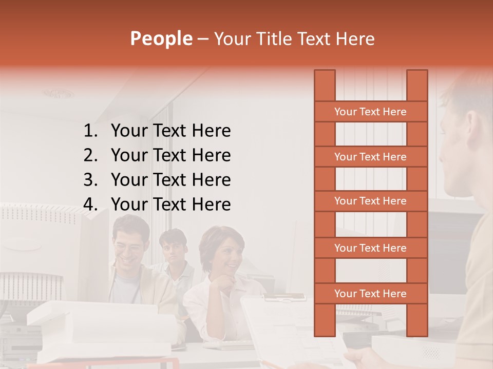Sitting Occupation Document PowerPoint Template