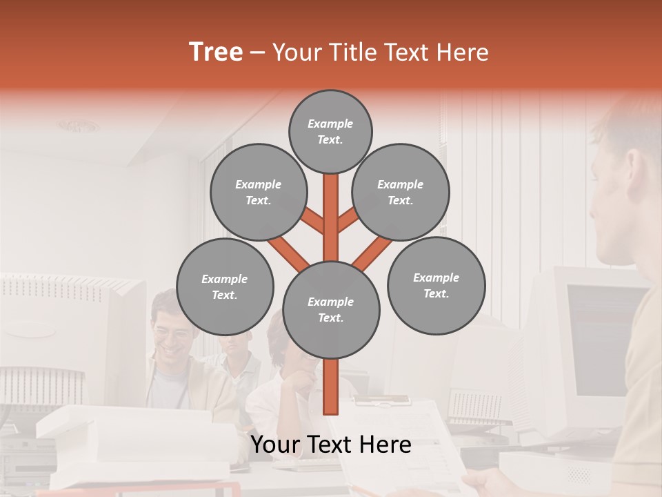 Sitting Occupation Document PowerPoint Template