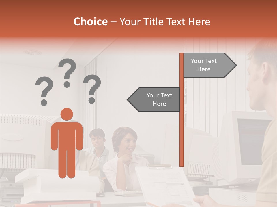 Sitting Occupation Document PowerPoint Template