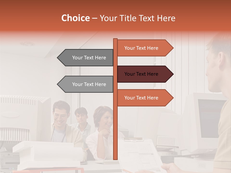 Sitting Occupation Document PowerPoint Template